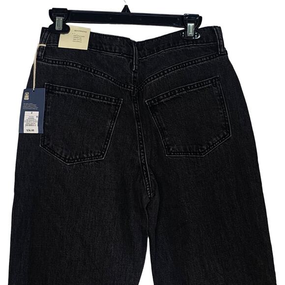 Universal Thread NWT Boyfriend Jeans Black 5 Working Pockets Belt Loops Size 25R - Picture 4 of 11